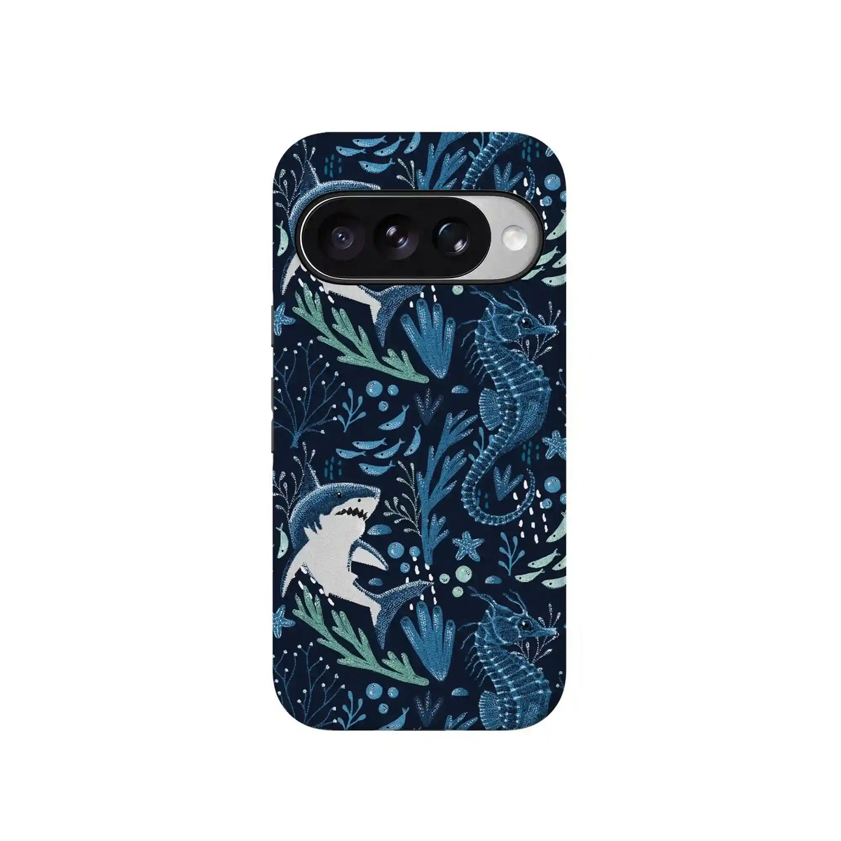 Midnight Reef | Shark Print Case