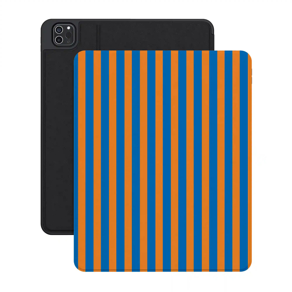 Go New York | Blue & Orange Stripes iPad Case