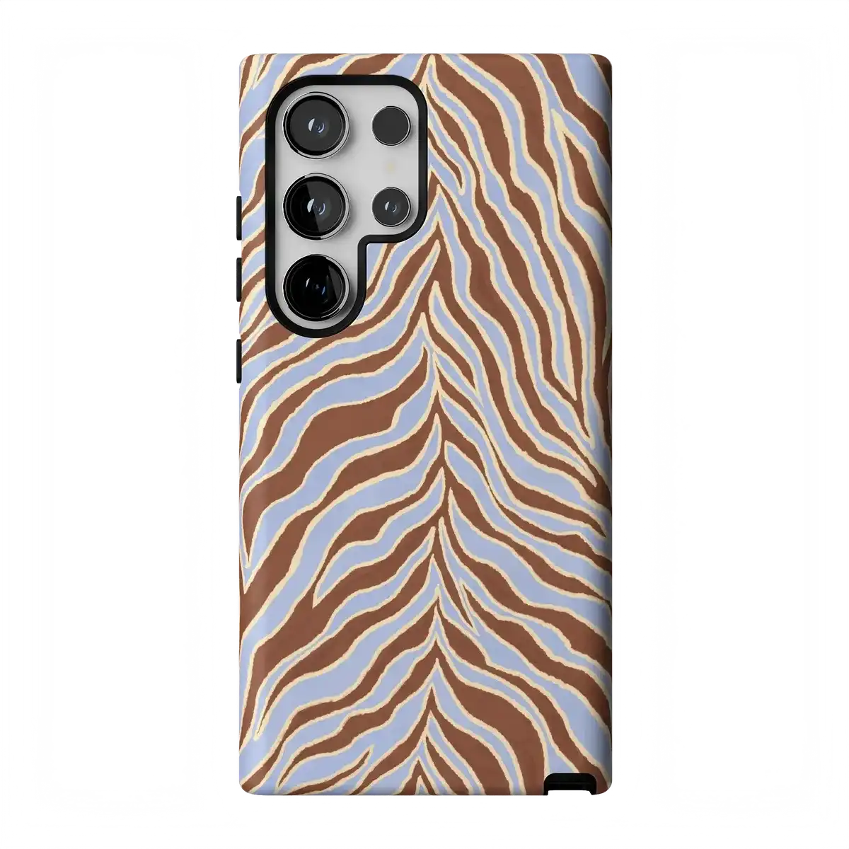 Untamed | Brown & Blue Zebra Case