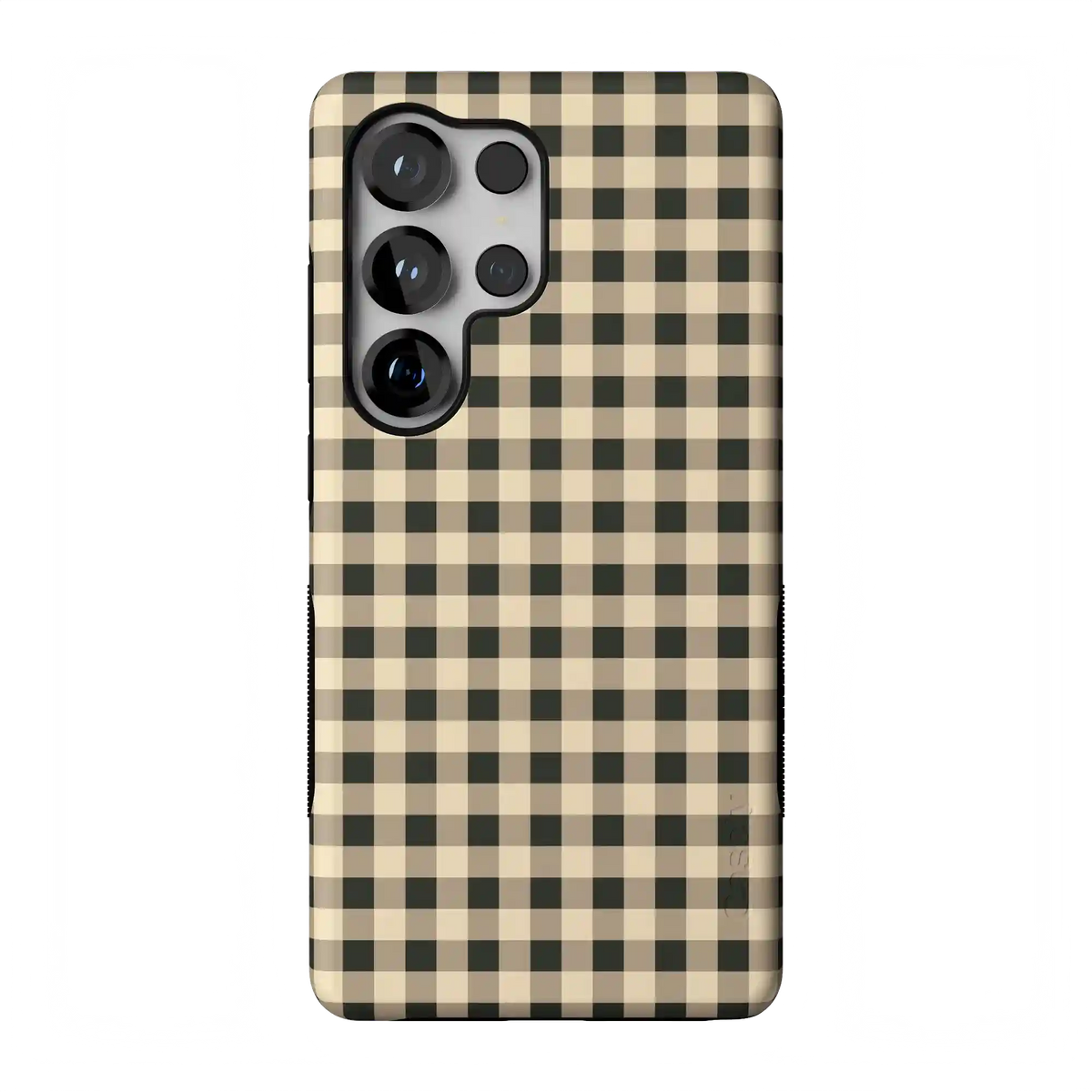 Cedar Lane | Black & Cream Gingham Case