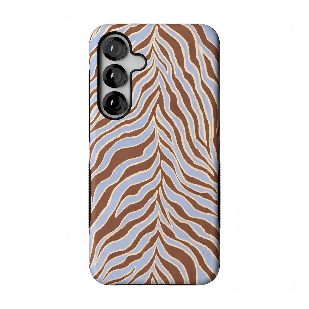 Untamed | Brown & Blue Zebra Case