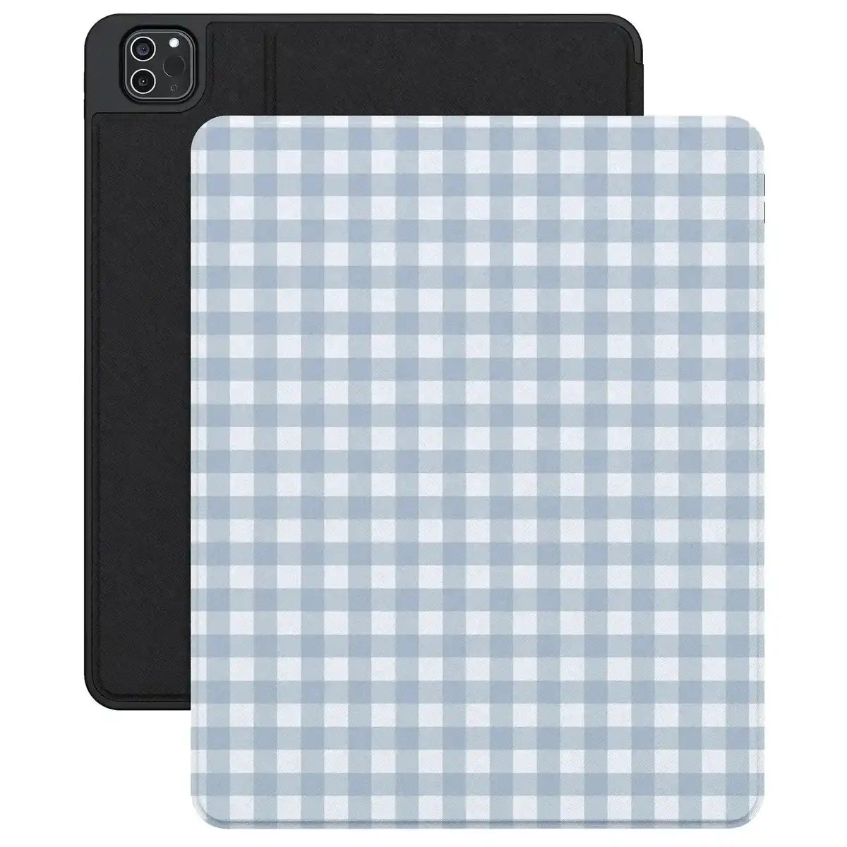 Pastel Picnic | Blue Gingham iPad Case