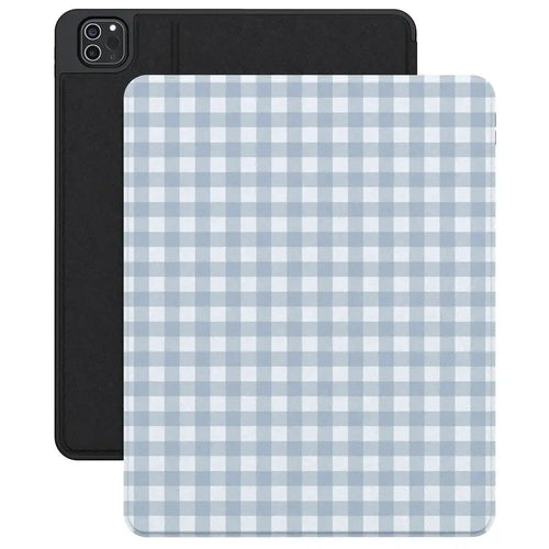 Pastel Picnic | Blue Gingham iPad Case