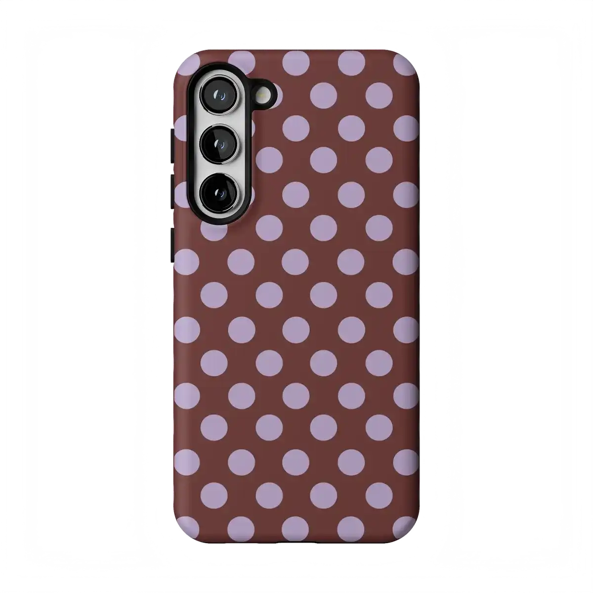 Spotted in SoHo | Burgundy Polka Dot Case