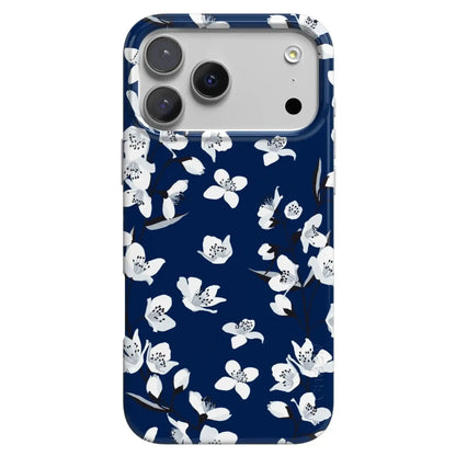 Floral Forest | Navy Cherry Blossom Floral Case