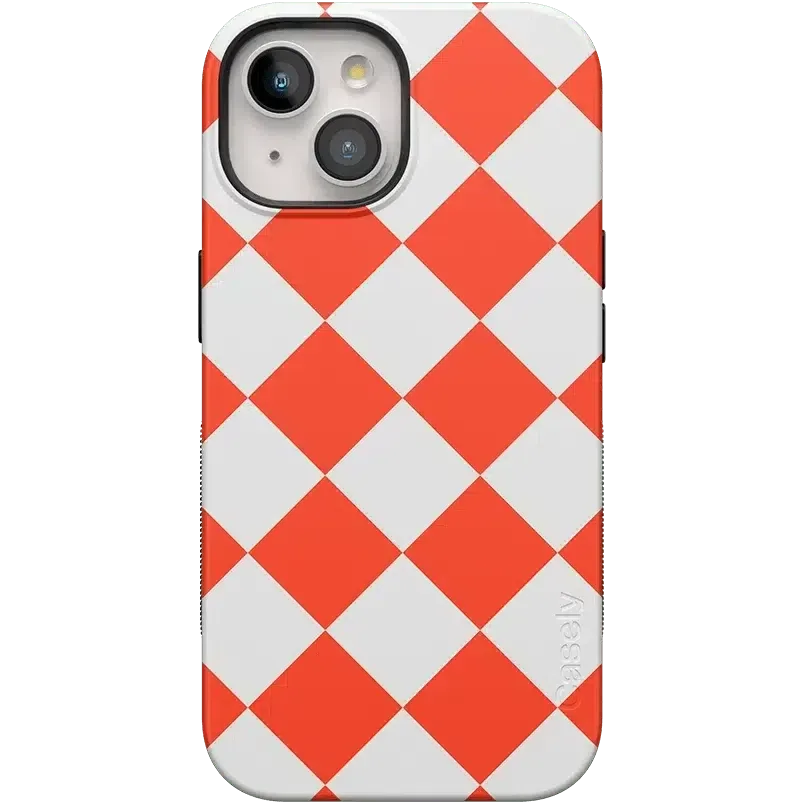 Red Checkerboard | High Contrast Design Case