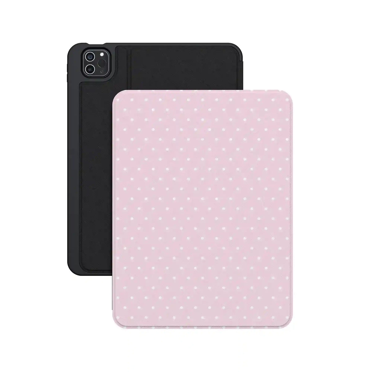 On the Dot | Pink & White Polka Dot iPad Case