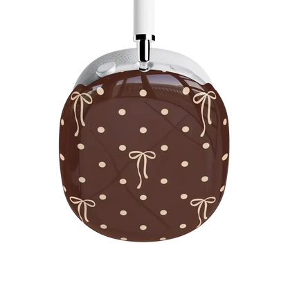 Teddy Bows | Brown Polka Dot AirPods Max Case