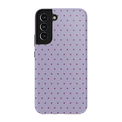 On the Dot | Purple & Plum Polka Dot Case