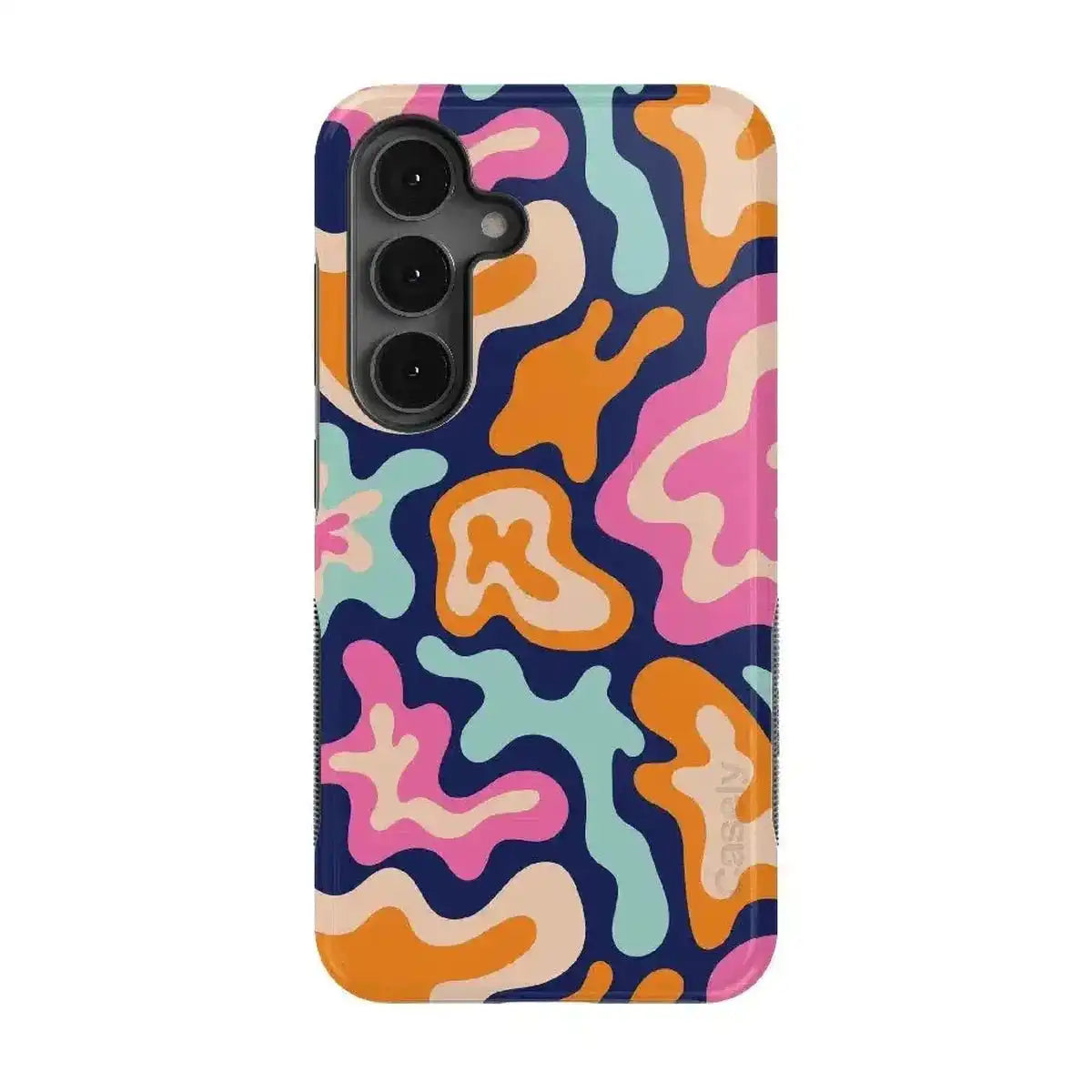 Midnight Color Splash | Abstract Retro Samsung Case