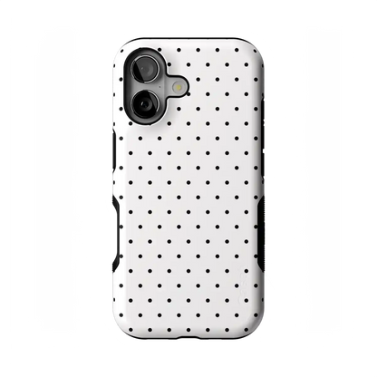 On the Dot | Black Polka Dot Case