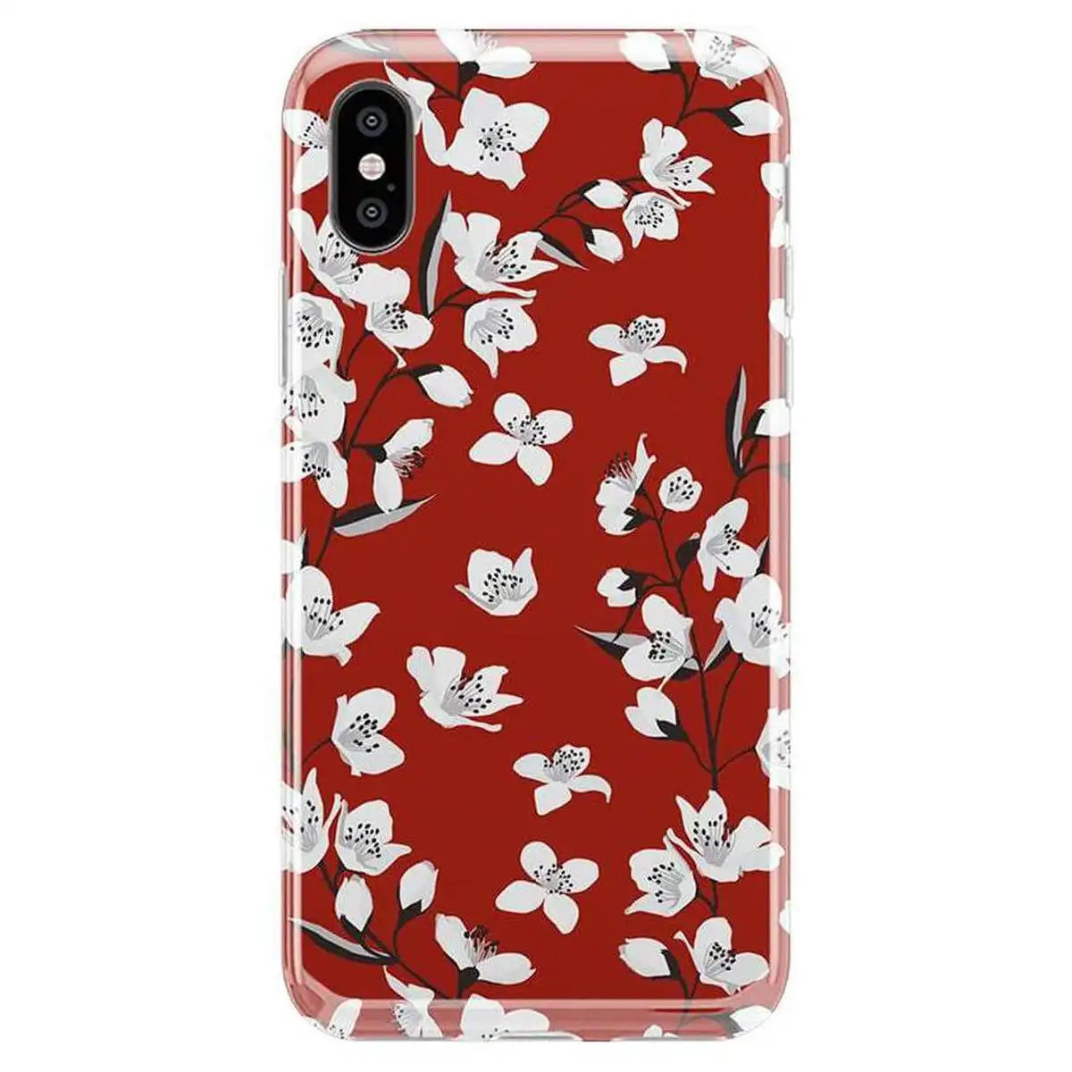 Floral Forest | Red Cherry Blossom Floral Case