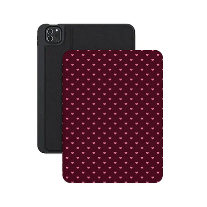 Heart Noir | Tiny Hearts iPad Case