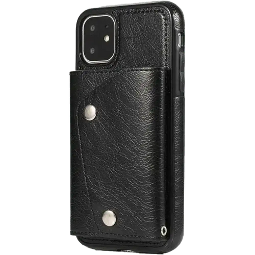 Black Vegan Leather | Wallet Case