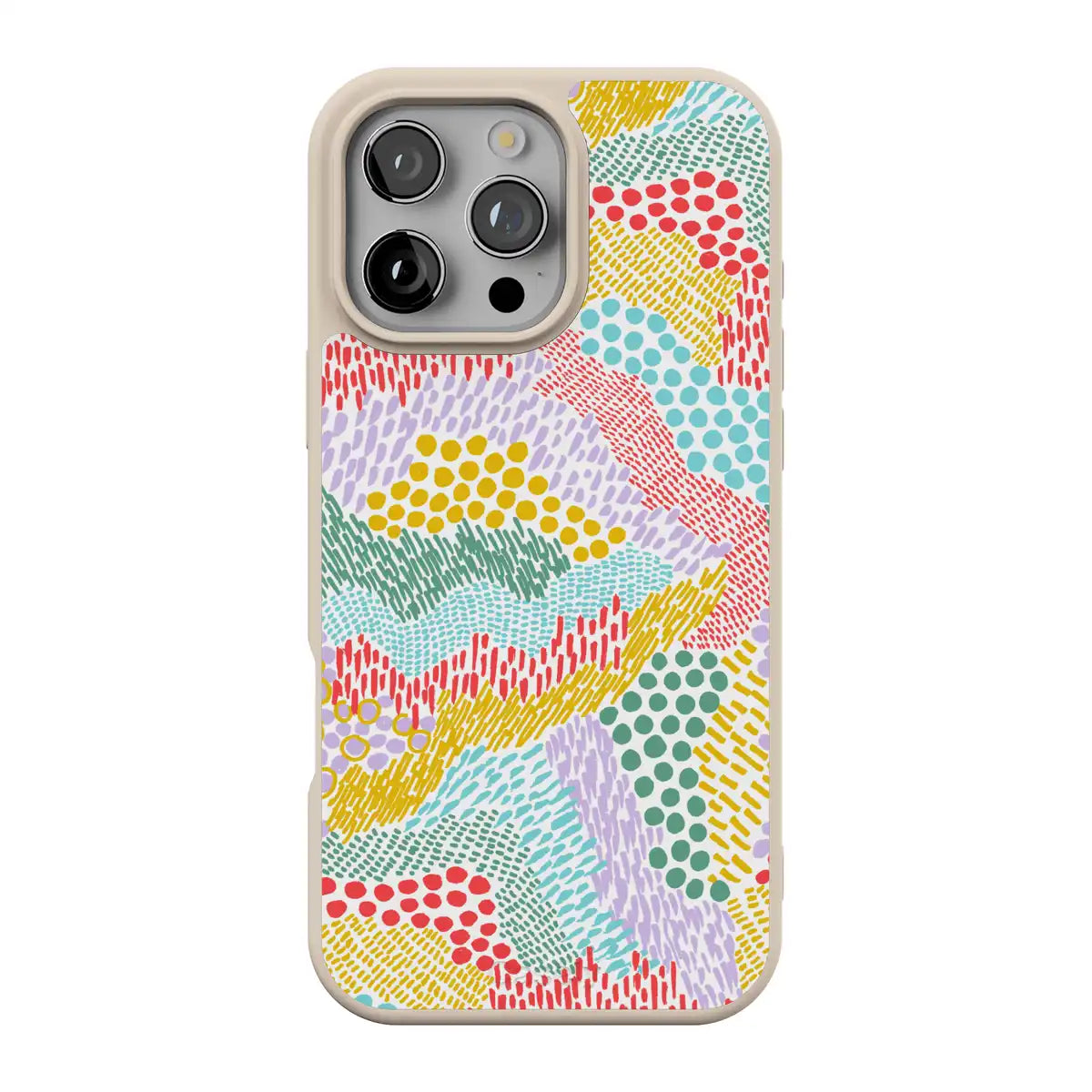 Color Me Happy | Pattern Colorblock Case