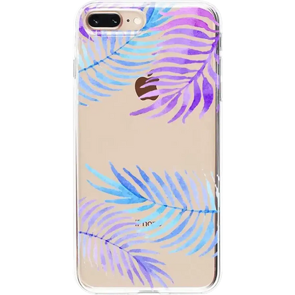 Tropical Blues | Palm Leaves Floral case