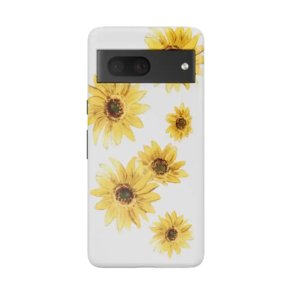 Golden Garden | Yellow Sunflower Floral Google Pixel Case