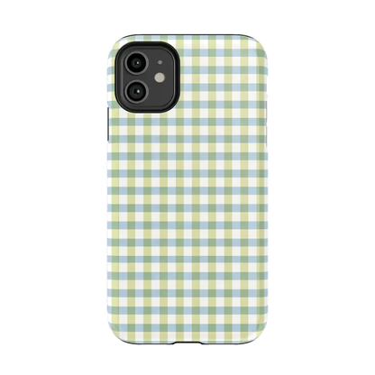 Pastel Picnic | Blue & Green Gingham Case
