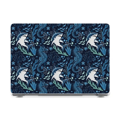 Midnight Reef | Shark Print Laptop Shell