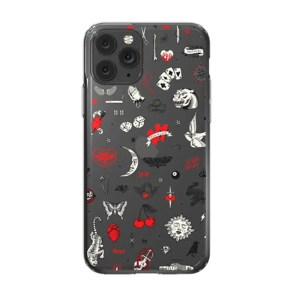Not a Phase | Clear Flash Tattoo Case