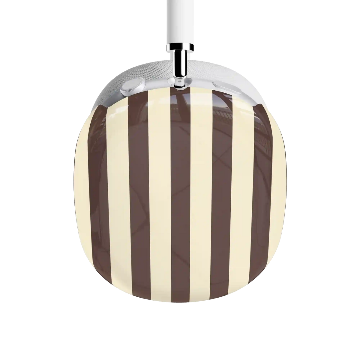 S'more Stripes | Brown Striped AirPods Max Case