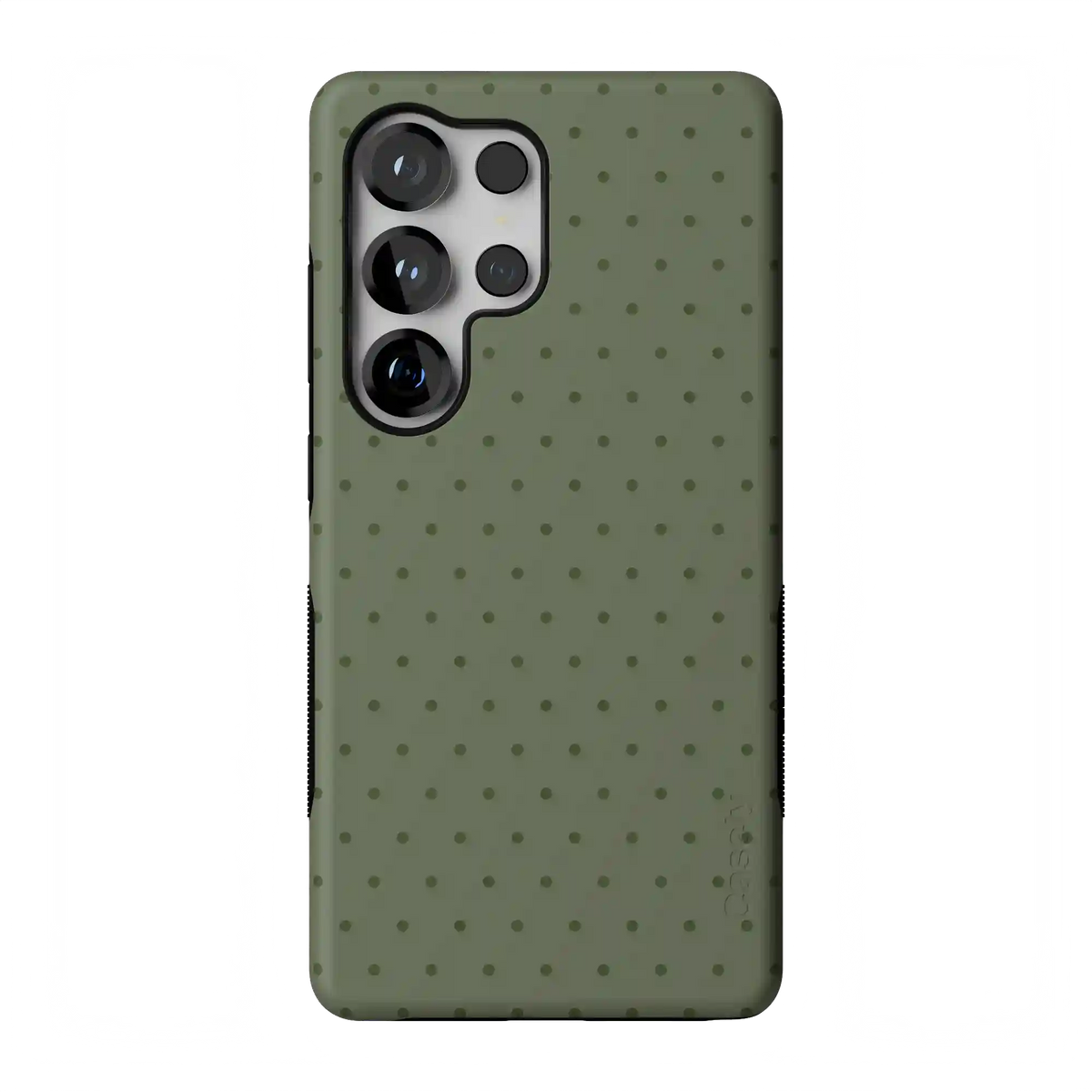 On the Dot | Olive Green Polka Dot Case