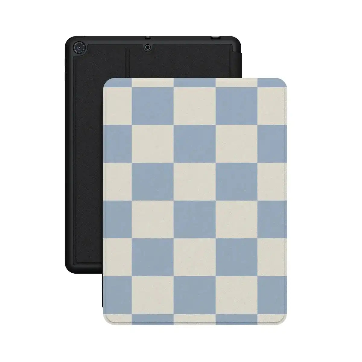Fit Check | Light Blue Checkerboard iPad Case