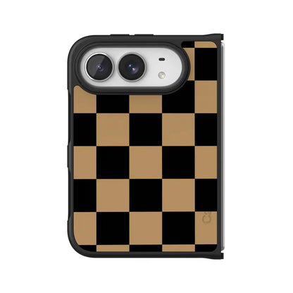 Fit Check | Black & Brown Checkerboard Case