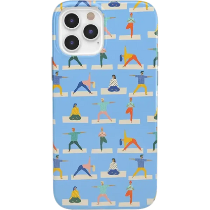 Go with the Flow | Light Blue Yoga Case