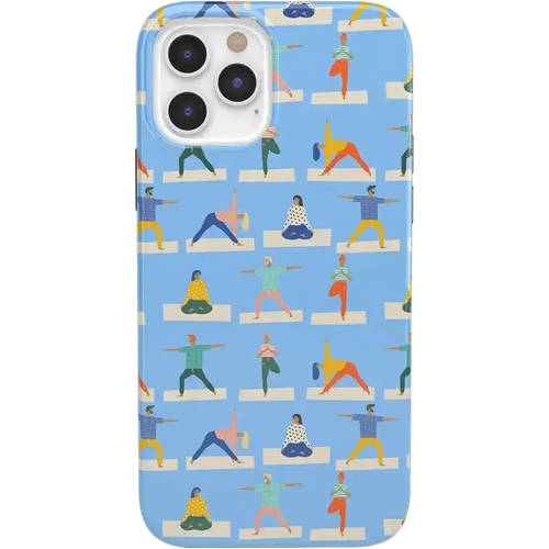 Go with the Flow | Light Blue Yoga Case