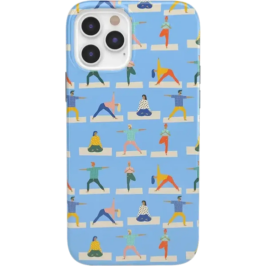 Go with the Flow | Light Blue Yoga Case