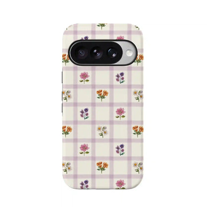 Meadow Check | Floral Gingham Case