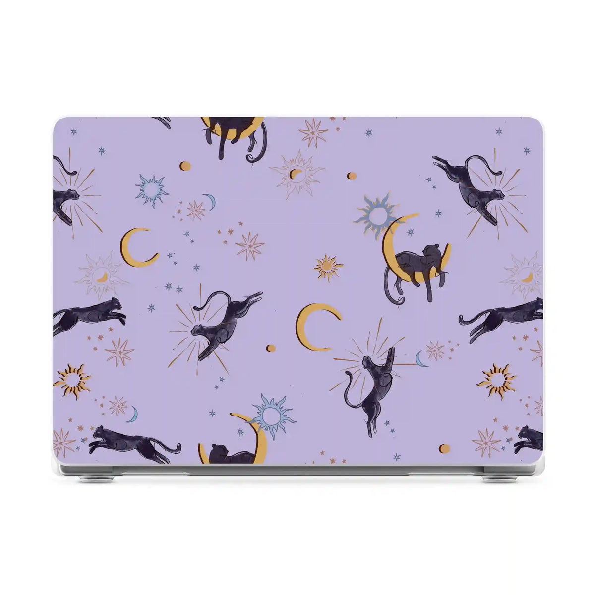 Spellbound | Celestial Black Cat Laptop Shell