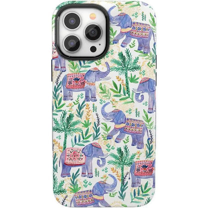 Pastel Gardens | Watercolor Elephant Floral Case