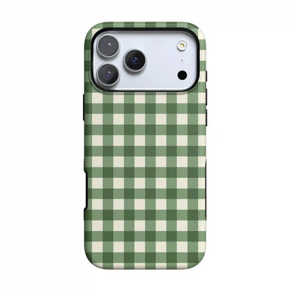 Checked Twice | Green Plaid Case