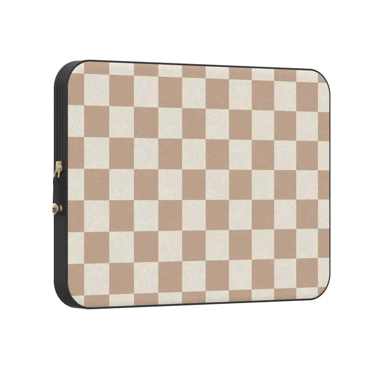 Fit Check | Neutral Checkerboard Laptop Case