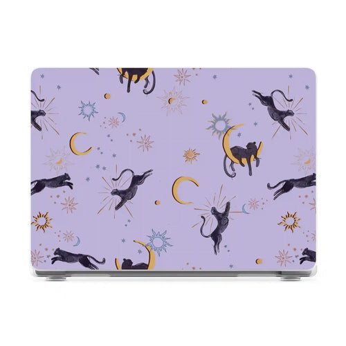Spellbound | Celestial Black Cat Laptop Shell