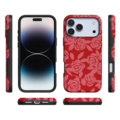 Final Rose | Red & Pink Floral Case