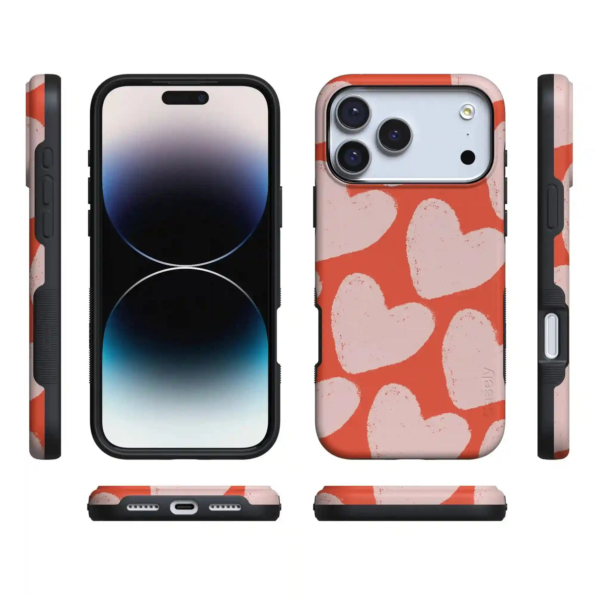 Love You More | Heart Doodle Case