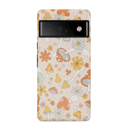 Mushroom Magic | Retro Floral Google Pixel Case