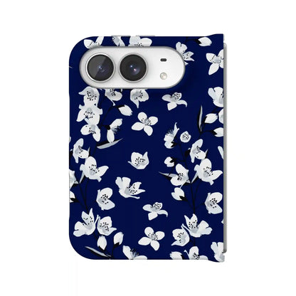 Floral Forest | Navy Cherry Blossom Floral Case