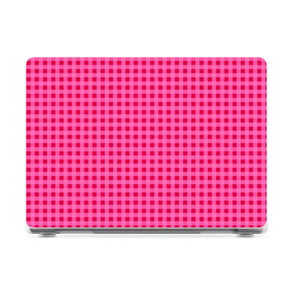 Sweet Jam | Hot Pink Gingham Laptop Shell