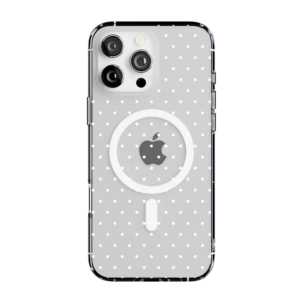 On the Dot | White Polka Dot Case
