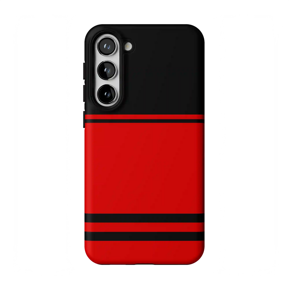 Storm Warning | Black & Red Stripes Case