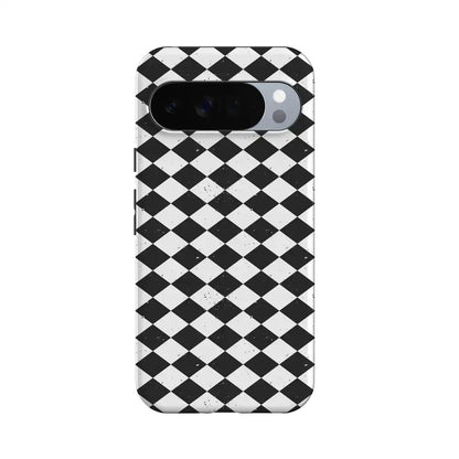 Salem's Hex | Black & White Checkered Case