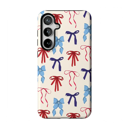 American Girlie | Red White & Blue Bows Case