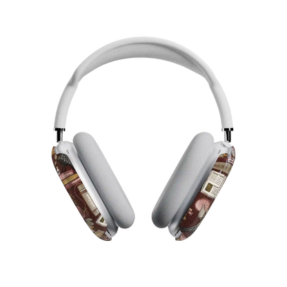 Gothic Noir | Spooky Bookshelf AirPods Max Case