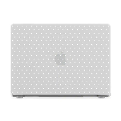 On the Dot | White Polka Dot Laptop Shell