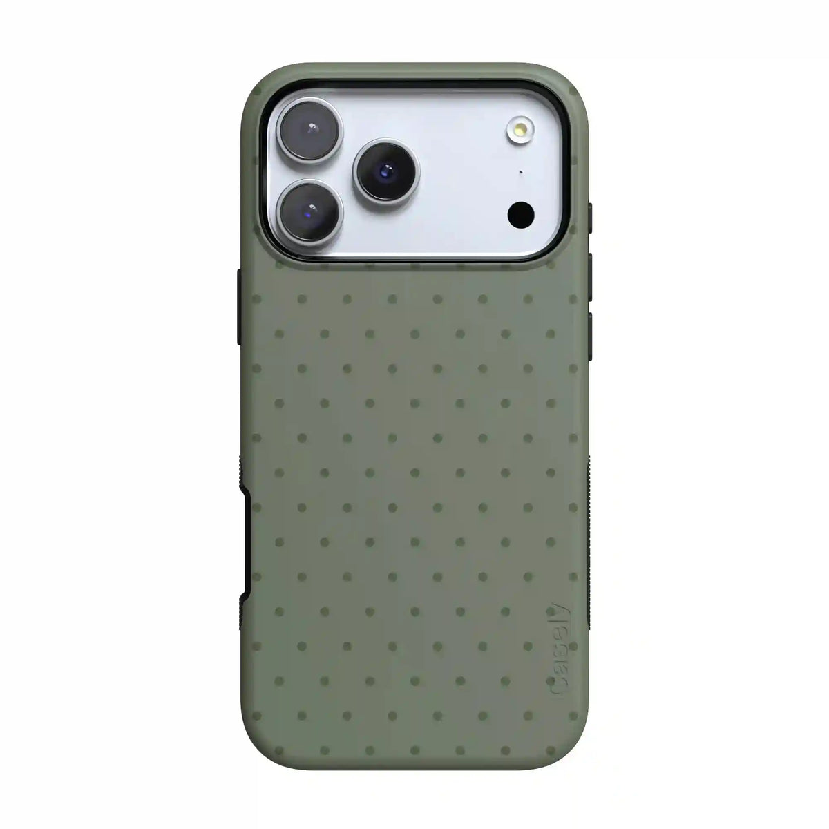 On the Dot | Olive Green Polka Dot Case
