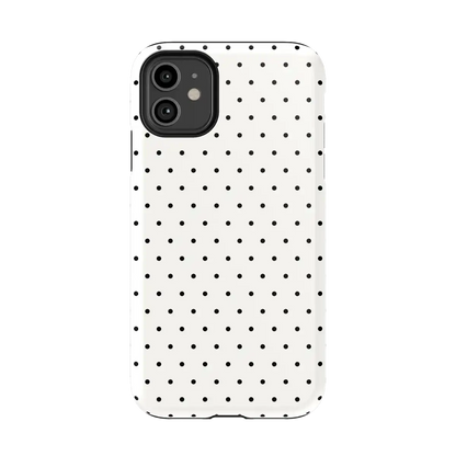 On the Dot | Black Polka Dot Case